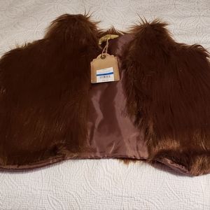 Girls True Craft fur vest